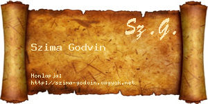 Szima Godvin névjegykártya